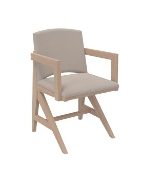 FAUTEUIL REMBOURRE APPUI SUR TABLE SOLINE